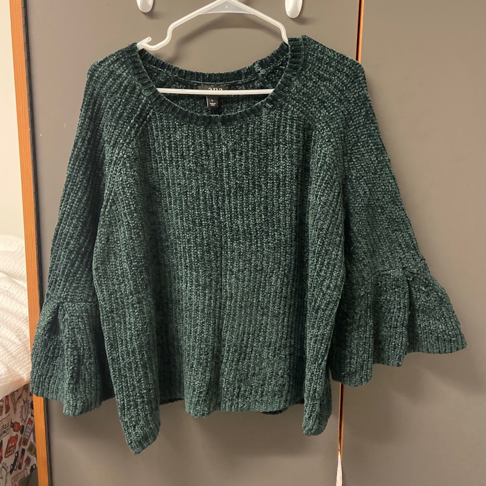 Green Relaxed Sweater